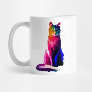 Rainbow Cat Mug